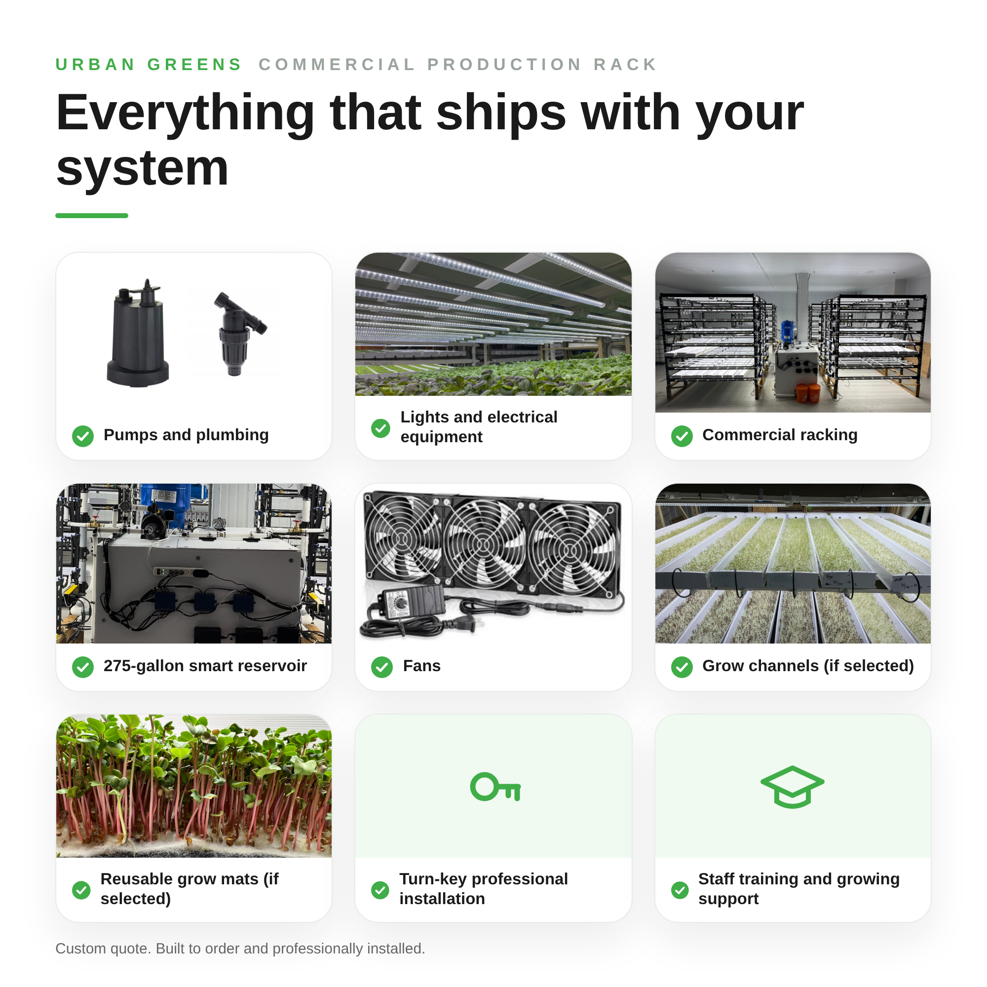 Image of Commercial Production Rack